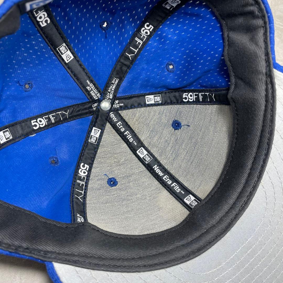 横浜ベイスターズ NEW ERA キャップ 旧ロゴ β ベータ 青色