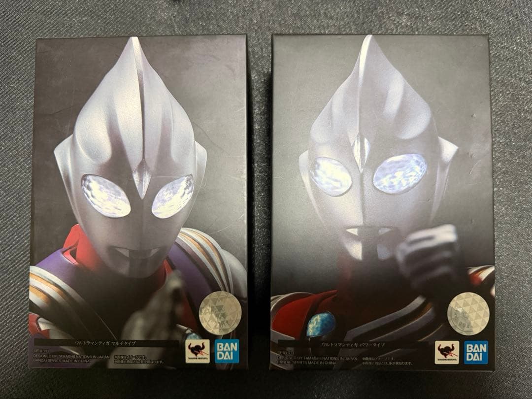S.H.Figuarts（真骨彫製法）ウルトラマンティガ 初版　+パワータイプ