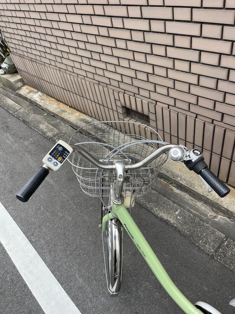 6.6ahパナソニック電動アシスト自転車26インチ