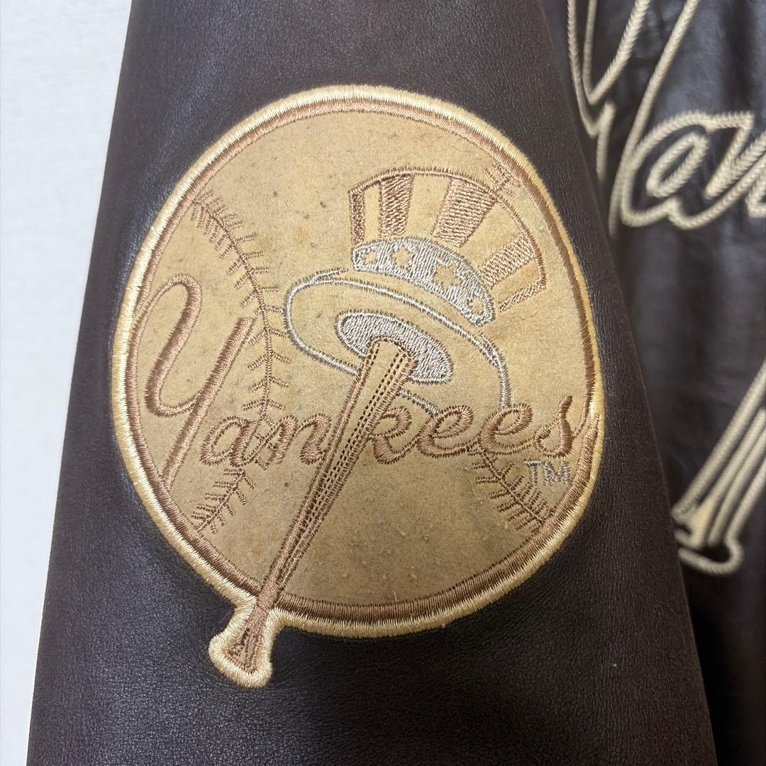 MLB公式 ニューヨーク・ヤンキース 本革レザージャケット