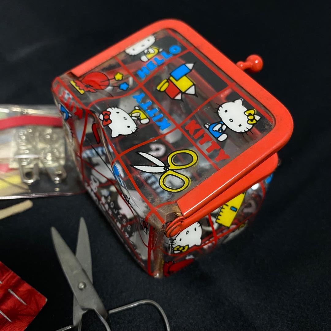 激レア　1975年　サンリオ ハローキティ がま口　ソーイングセット 昭和レトロ