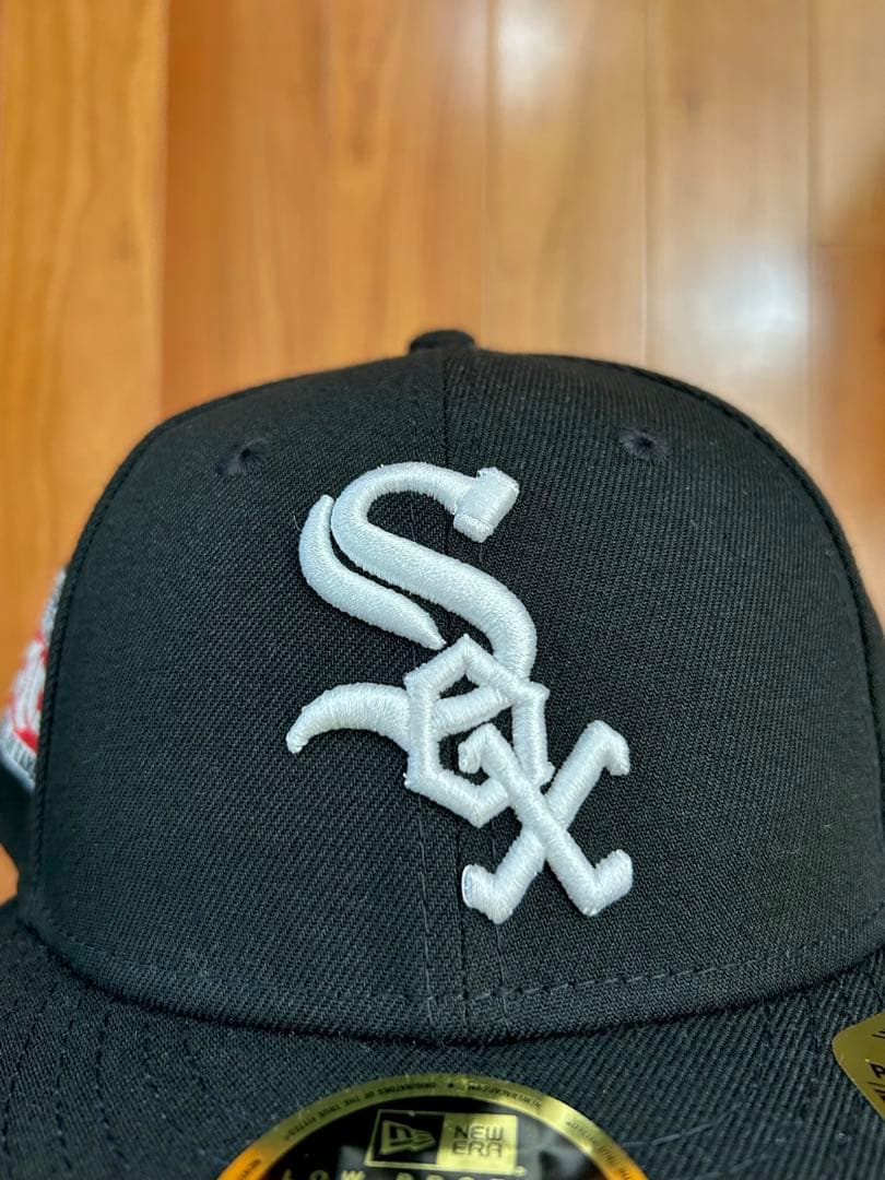 新品ホワイトソックスニューエラ59FIFTY LP 7 1/4 野球殿堂パッチ