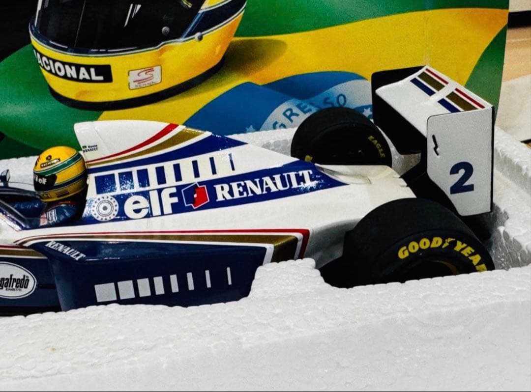 【未使用】マクラーレン　アイルトンセナ　1994 FW16 1/18