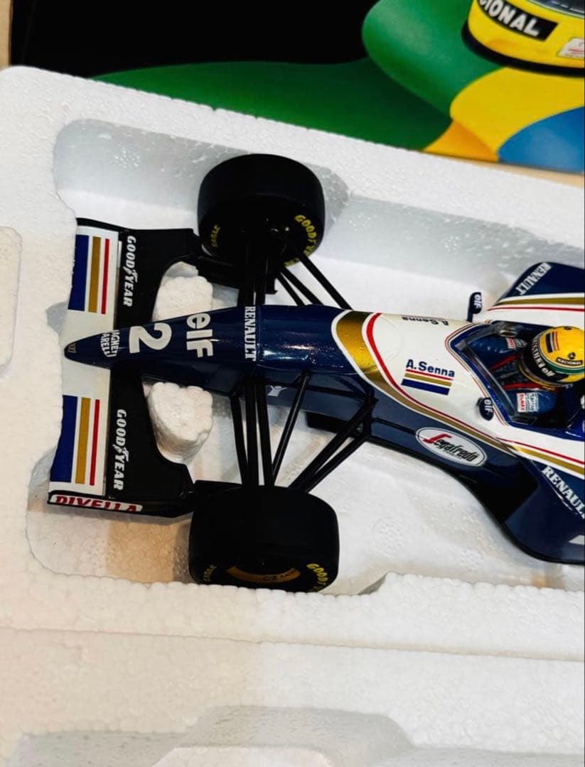 【未使用】マクラーレン　アイルトンセナ　1994 FW16 1/18
