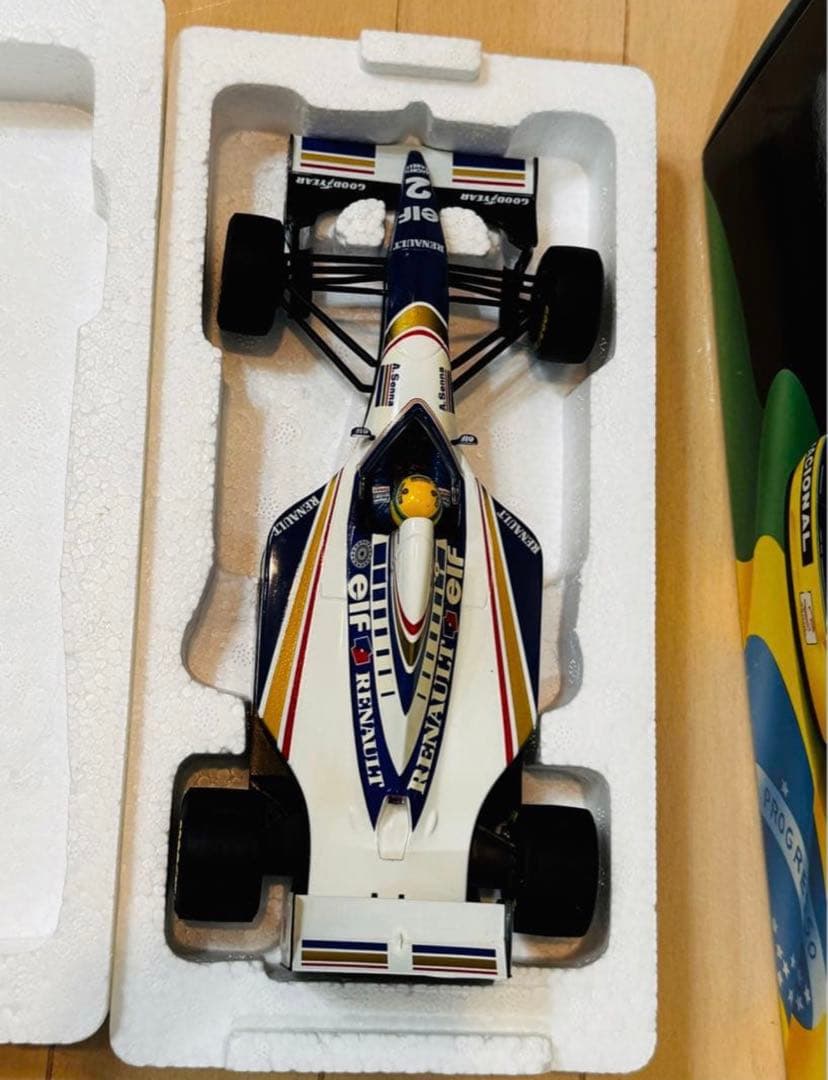 【未使用】マクラーレン　アイルトンセナ　1994 FW16 1/18