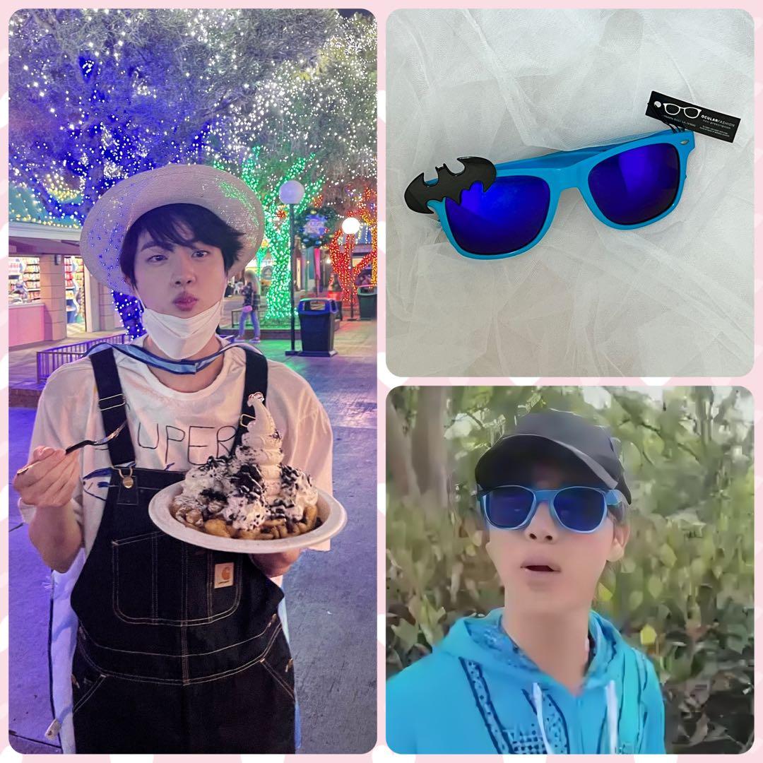 【未使用】BTS jin ジン six flags サングラス