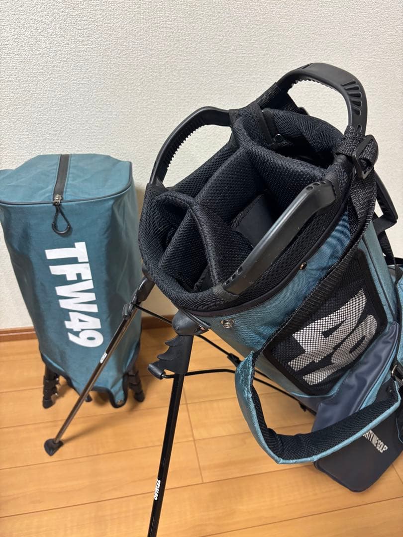 TFW49 FORTYNINE キャディバッグ フードカバー付き 美品