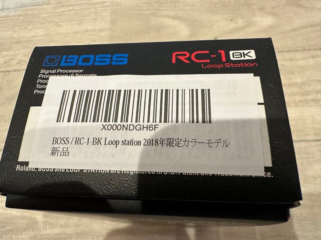 BOSS RC-1-BK Loop Station 2018年限定カラー　送料込