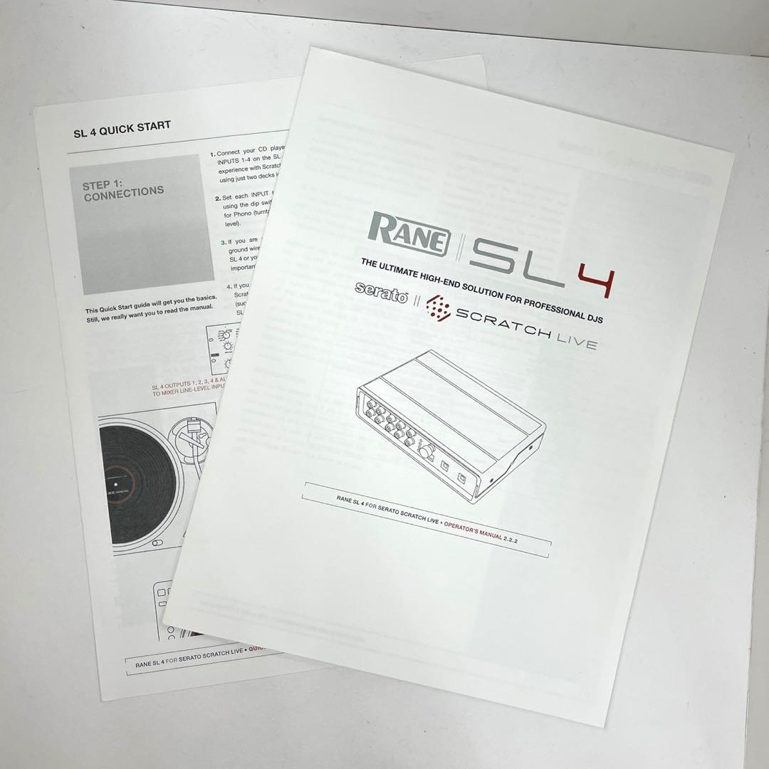 RANE Serato SCRATCH LIVE オーディオインターフェイス