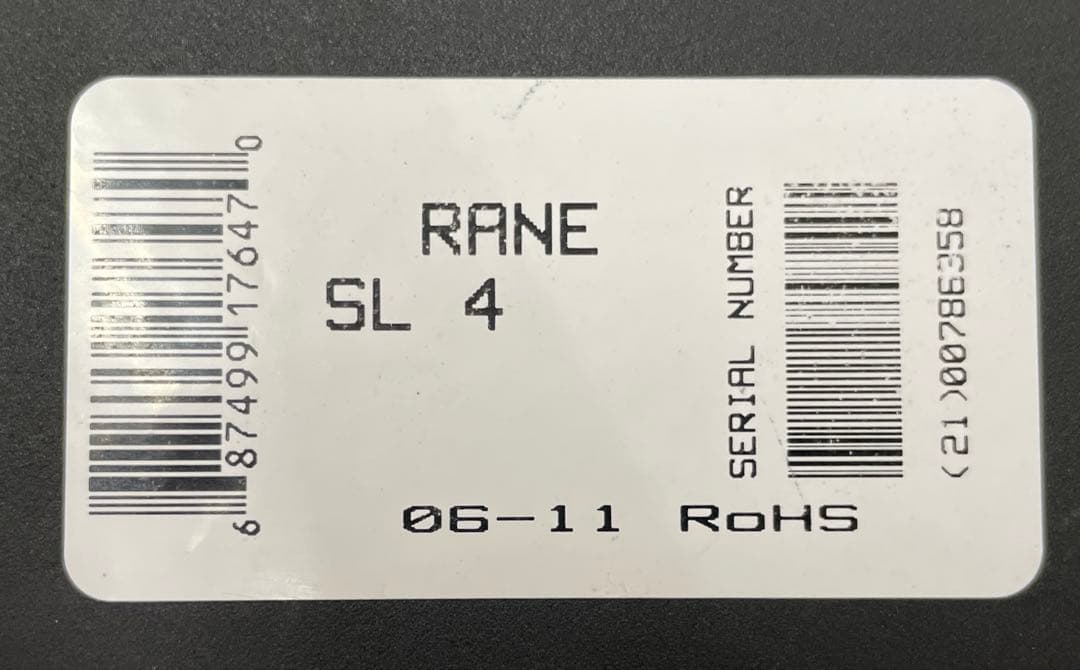 RANE Serato SCRATCH LIVE オーディオインターフェイス