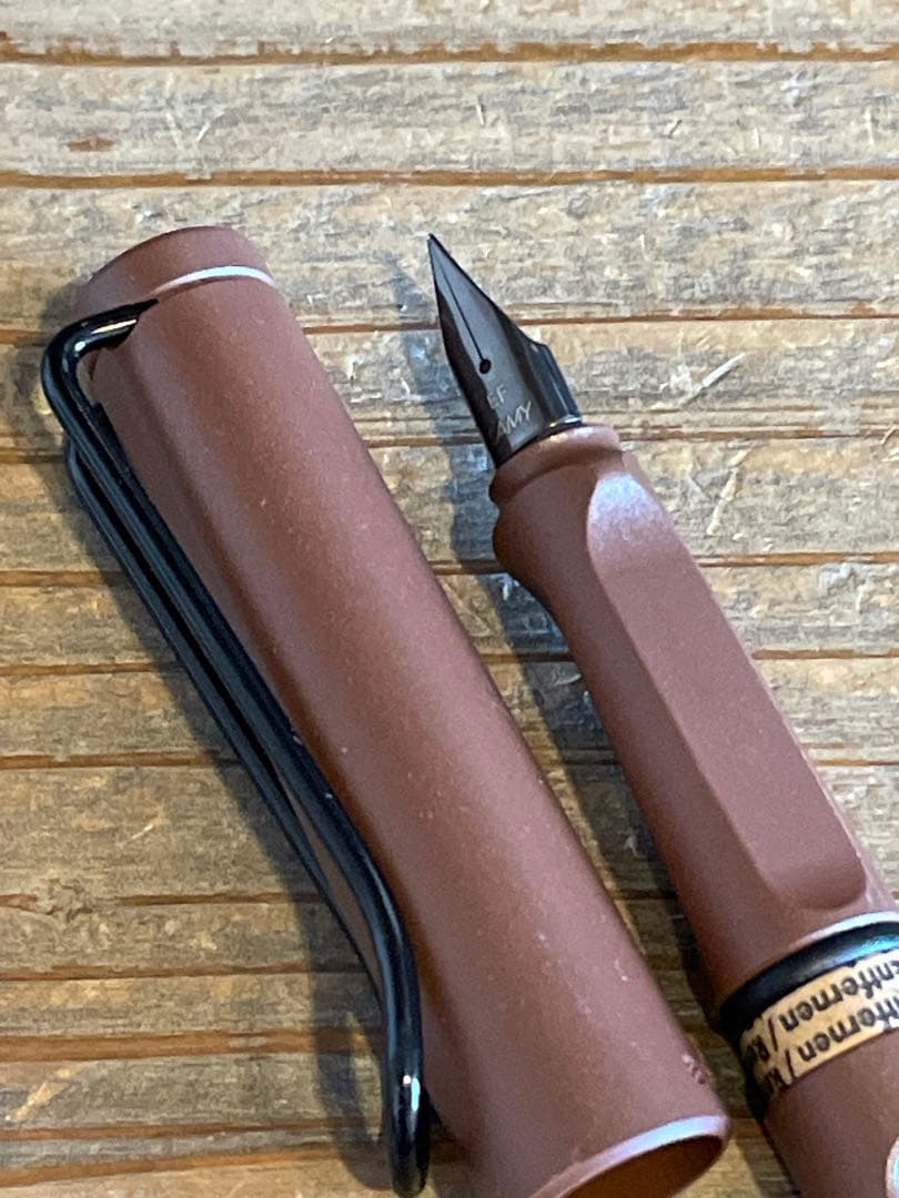 LAMY×LINE FRIENDS万年筆 (BROWN in the red)