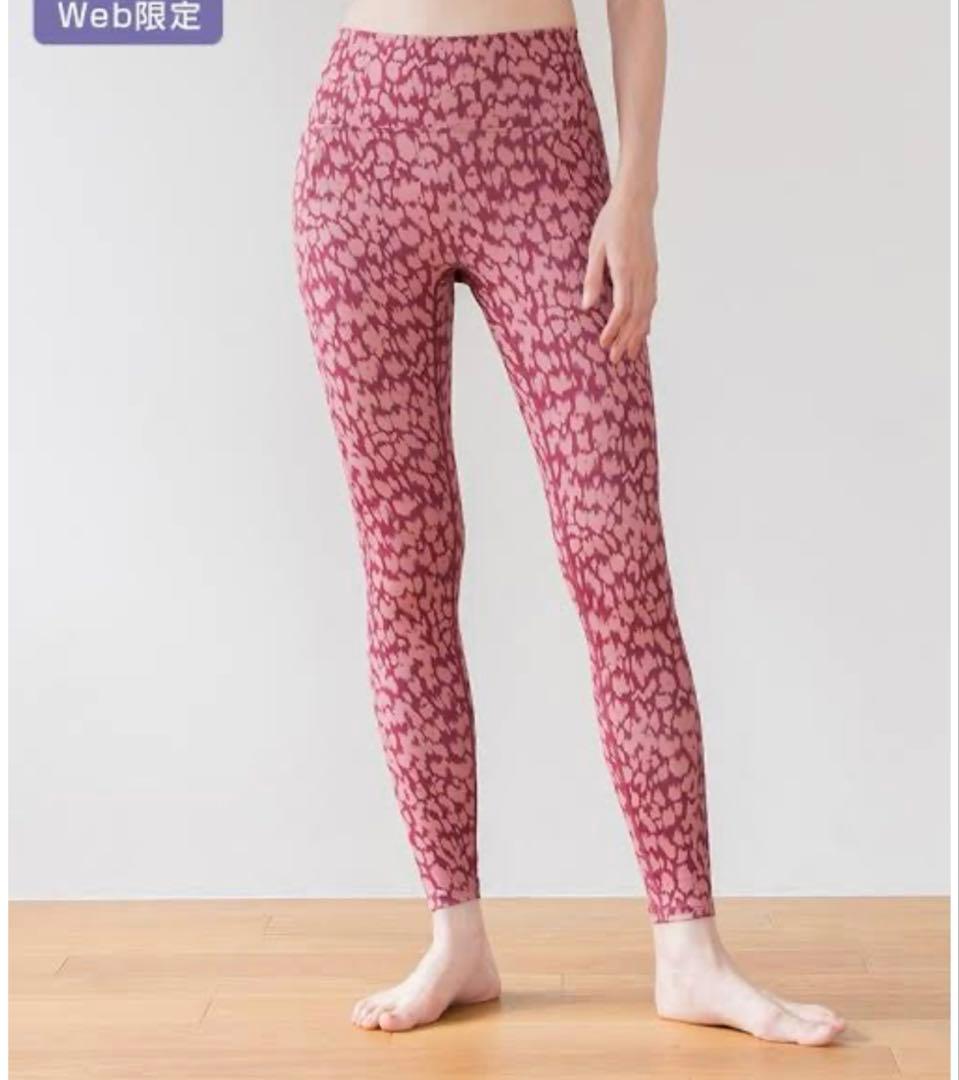 新品未使用　【SUKALA】レオパードプリントレギンス　ピンクレオパード　M