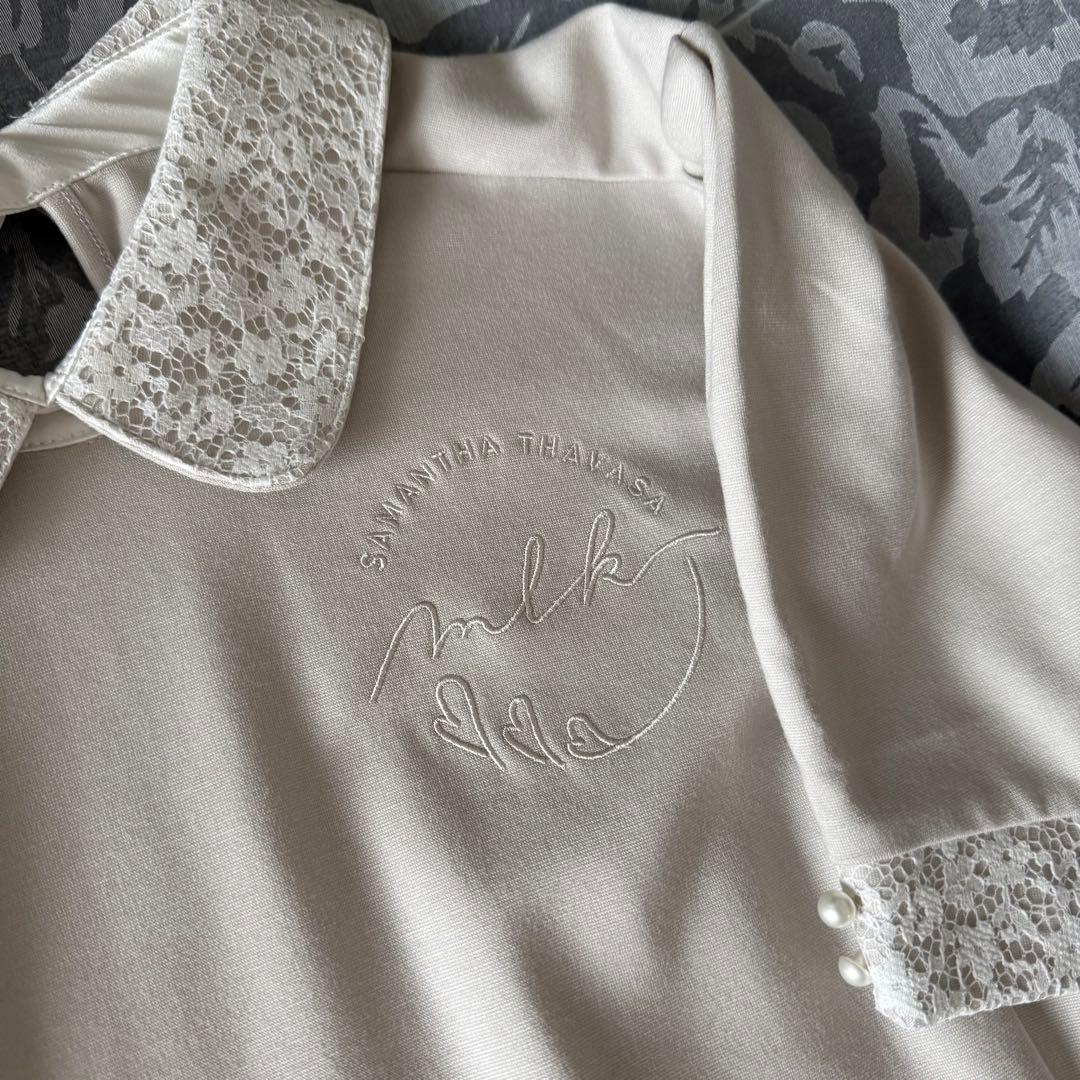 新品 サマンサタバサ アンダー25 ナンバー7 みるきーコラボワンピ Lサイズ