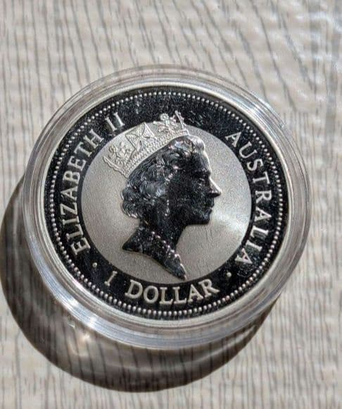 1997年 オーストラリア・ワライカワセミ 銀貨