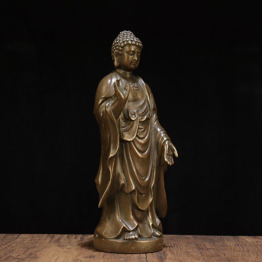 仏教美術 仏像 阿弥陀仏仏像 小仏像 銅製 銅器