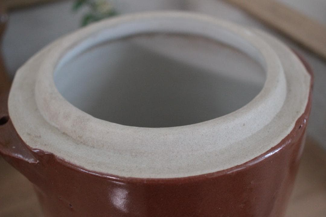 【B】フランスの素朴なジャーポット/保存容器