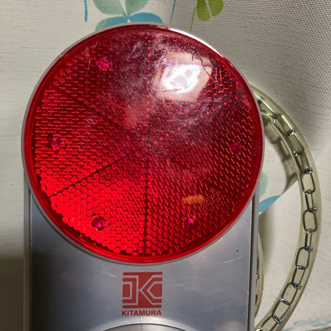 3F 【点灯確認済】キタムラ産業 LED注意灯 ラビットアイ 防犯 工事安全