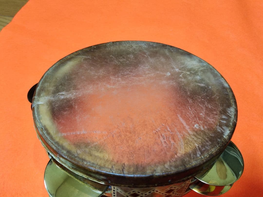 ☆アラブタンバリン レク【魚皮】 Gawharet-Elfan　エジプト製☆