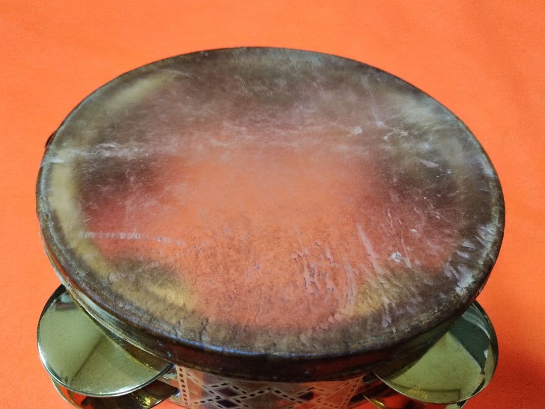 ☆アラブタンバリン レク【魚皮】 Gawharet-Elfan　エジプト製☆