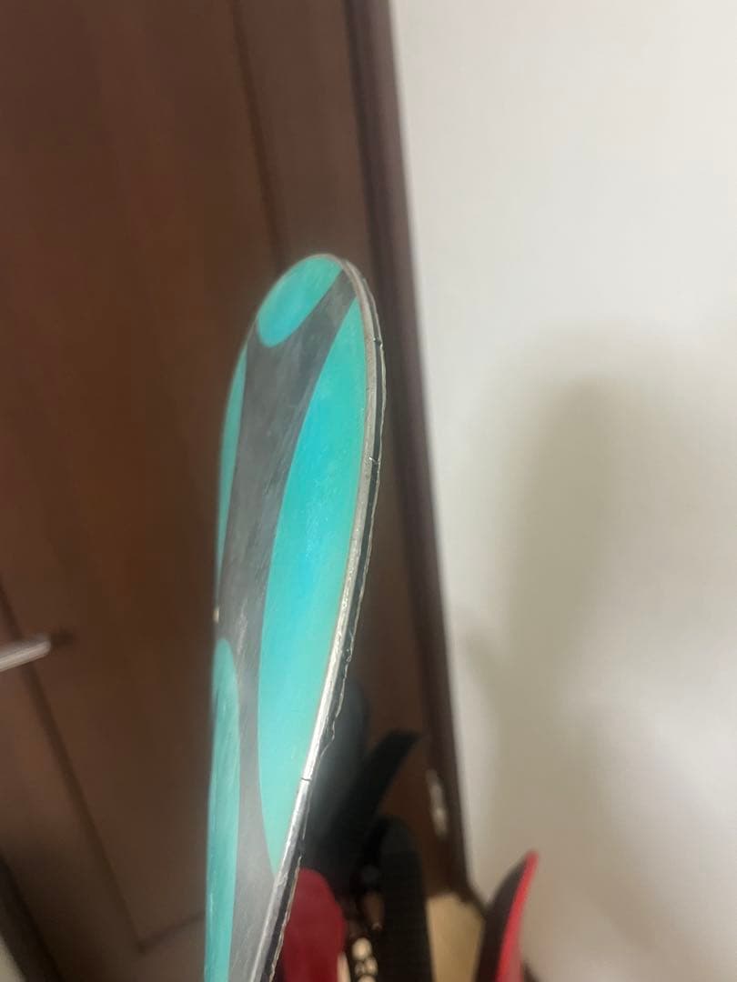 scooter スノーボード 青/黒 ドットパターン