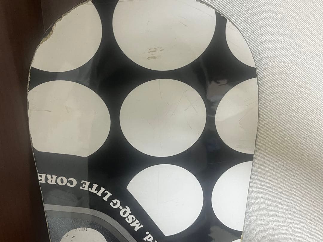 scooter スノーボード 青/黒 ドットパターン