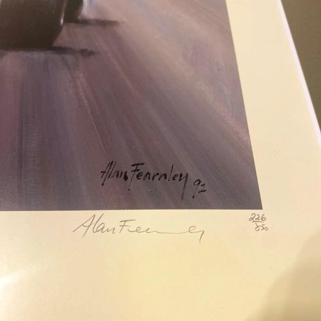 アイルトンセナ直筆サイン入りリトグラフ　FIGHT TO THE FINISH