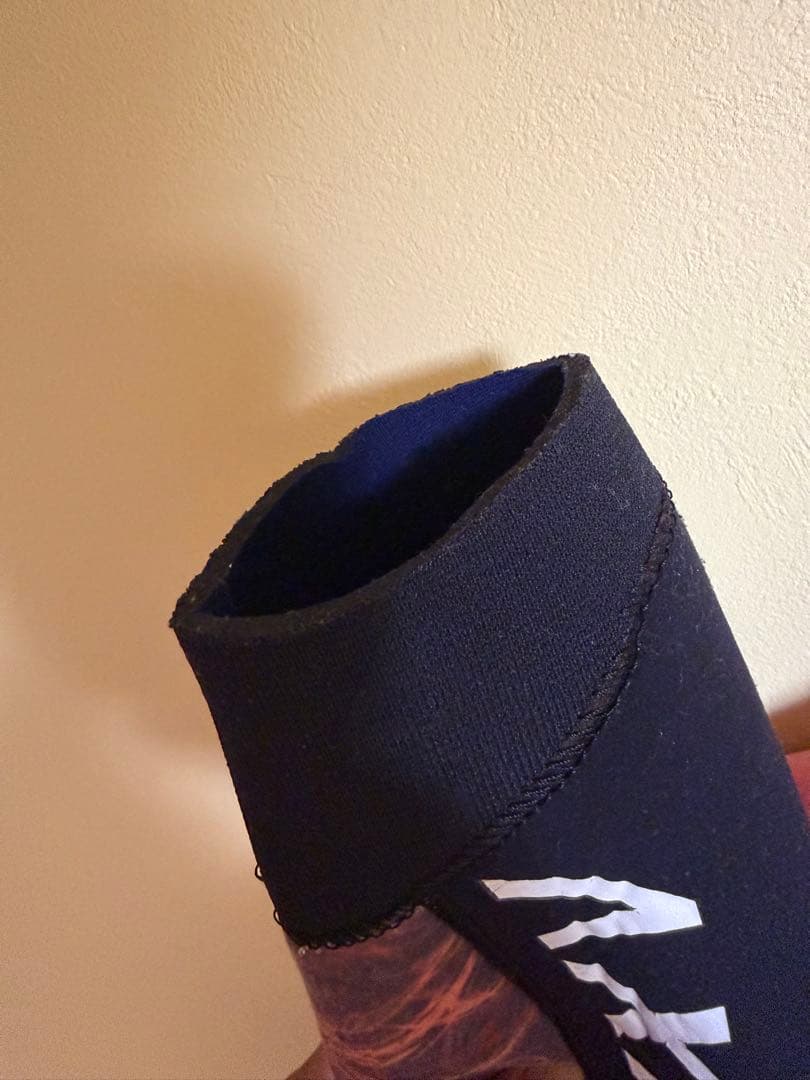 防寒☆AXXE☆生地柔らかHUMP裏起毛セミドライウェットスーツ5×3mm既成L