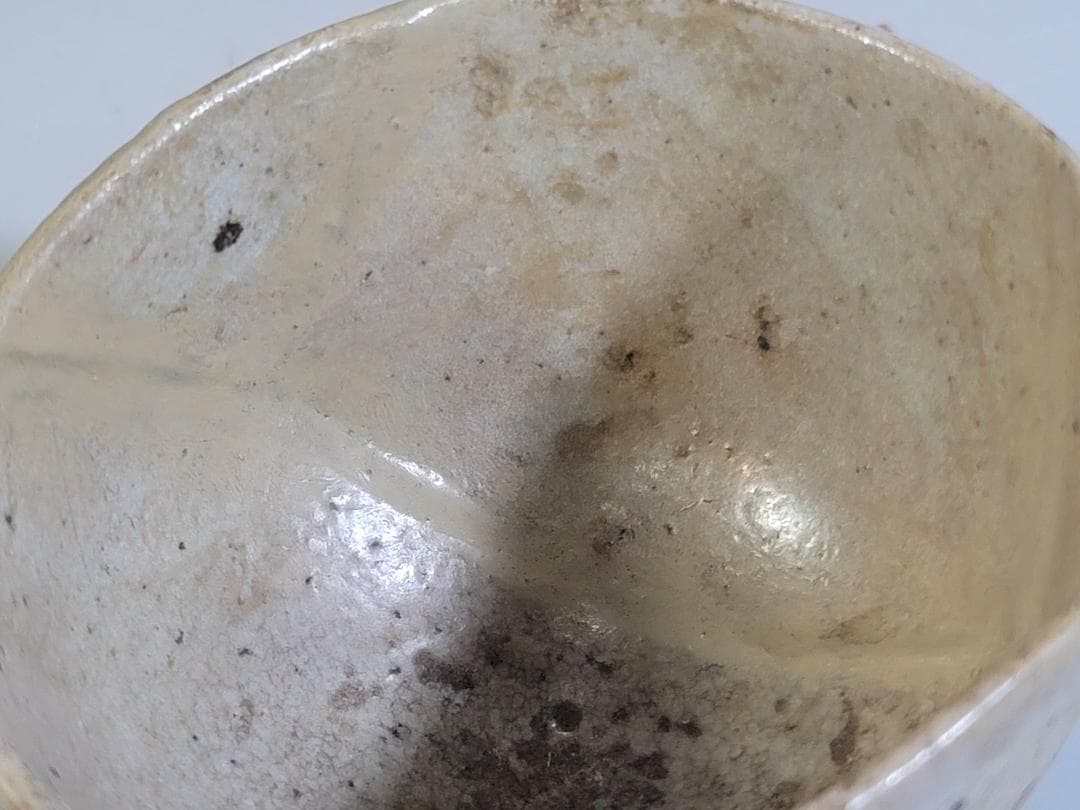 茶道具 古唐津 呼び継 茶碗 桃山時代 古美術 DT438