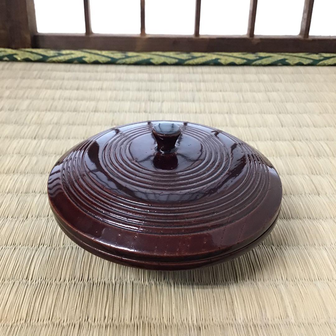 茶道具　香合　漆器　棒提灯型　木製　紙箱　S51KG