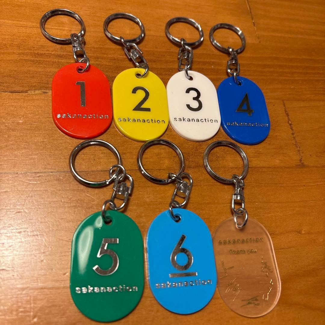 sakanaction キーホルダー　7個セット