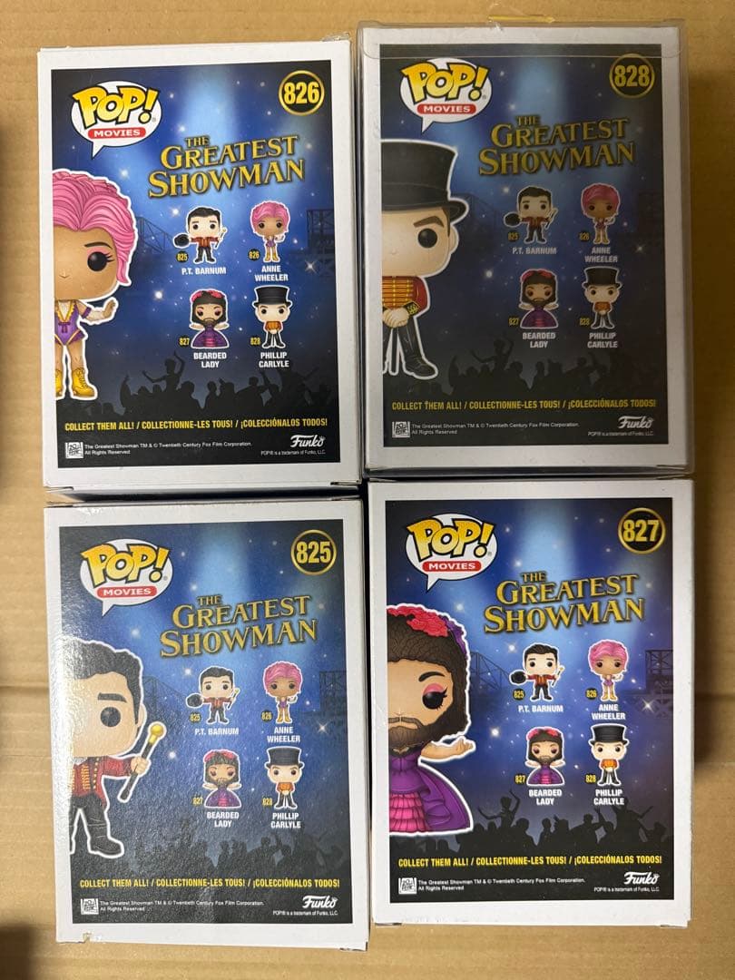アメコミ THE GREATEST SHOWMAN funko pop