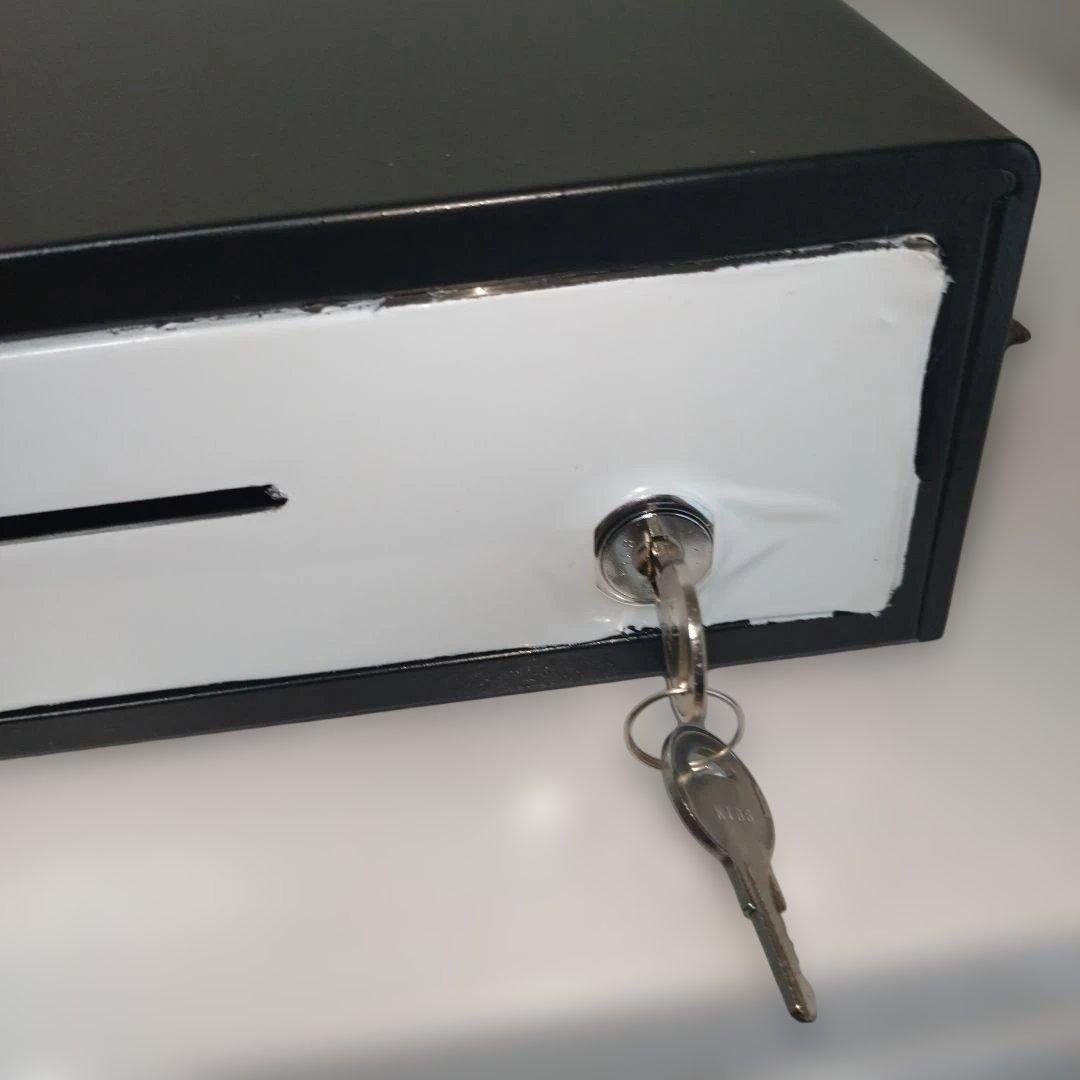 小型キャッシュドロアー DKD接続 ブラック　EB-35S ✭新品✭