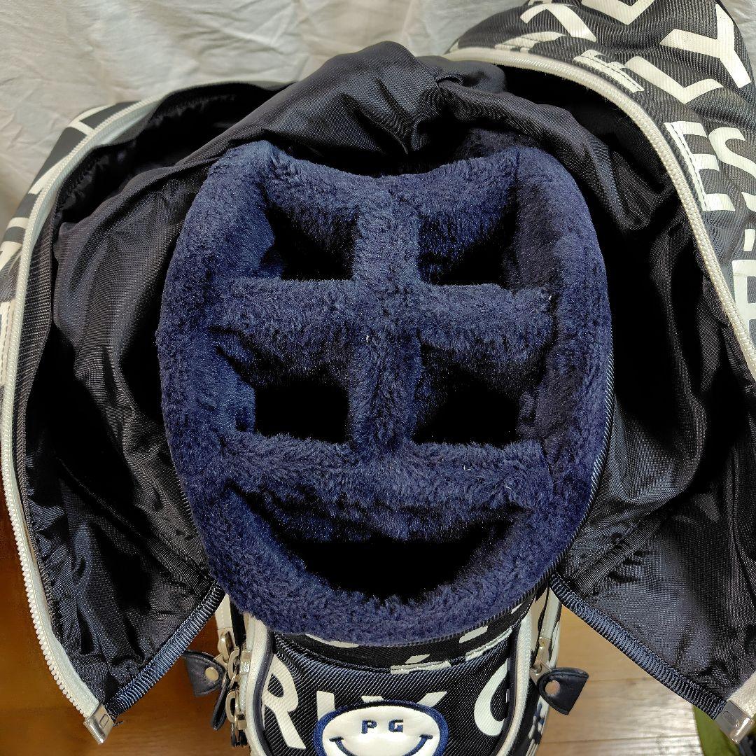 美品！PEARLY　GATES キャディバッグ ブラック/ホワイト