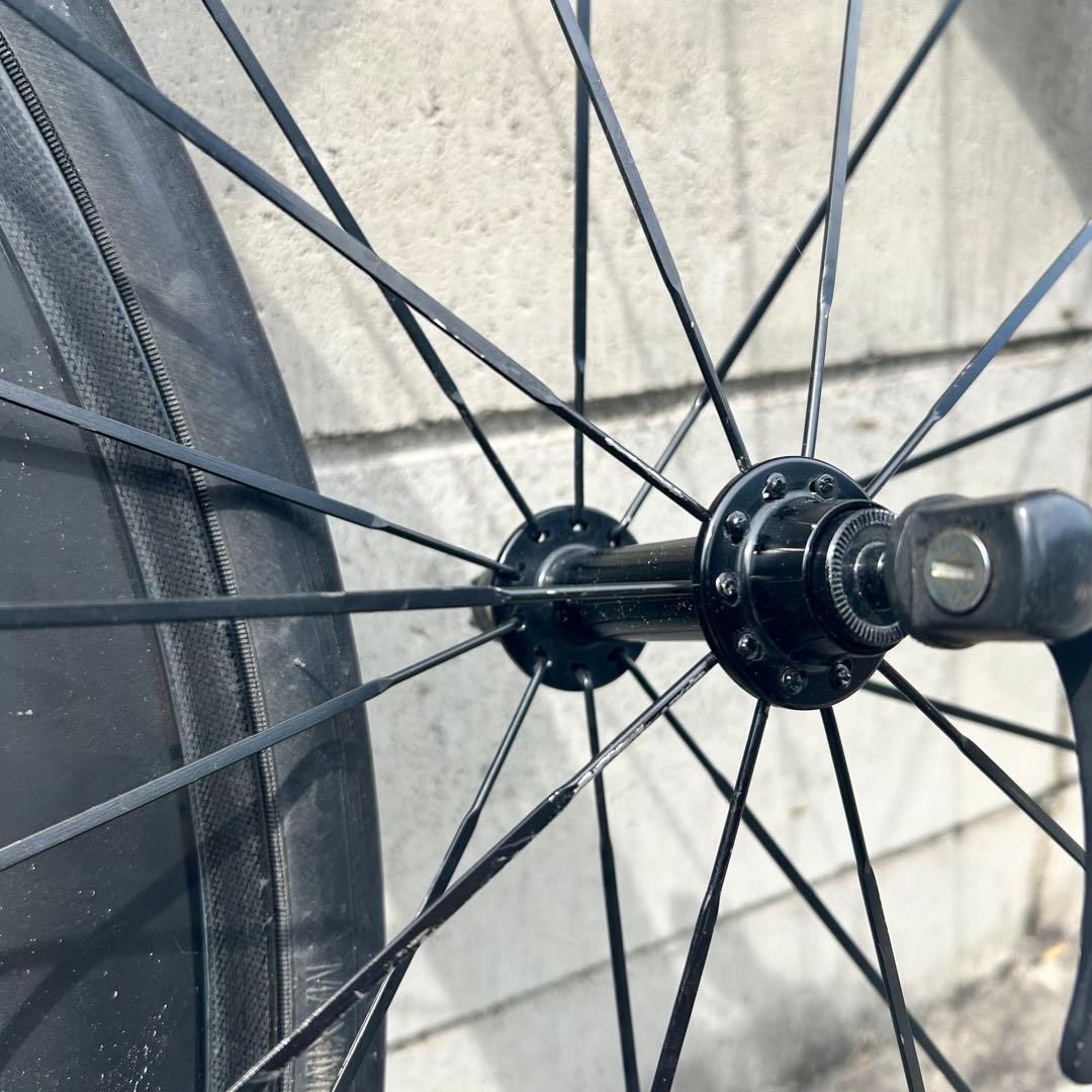 【爆音】スーパーチーム50mm　カーボン　クリンチャー　ホイール　リムブレーキ