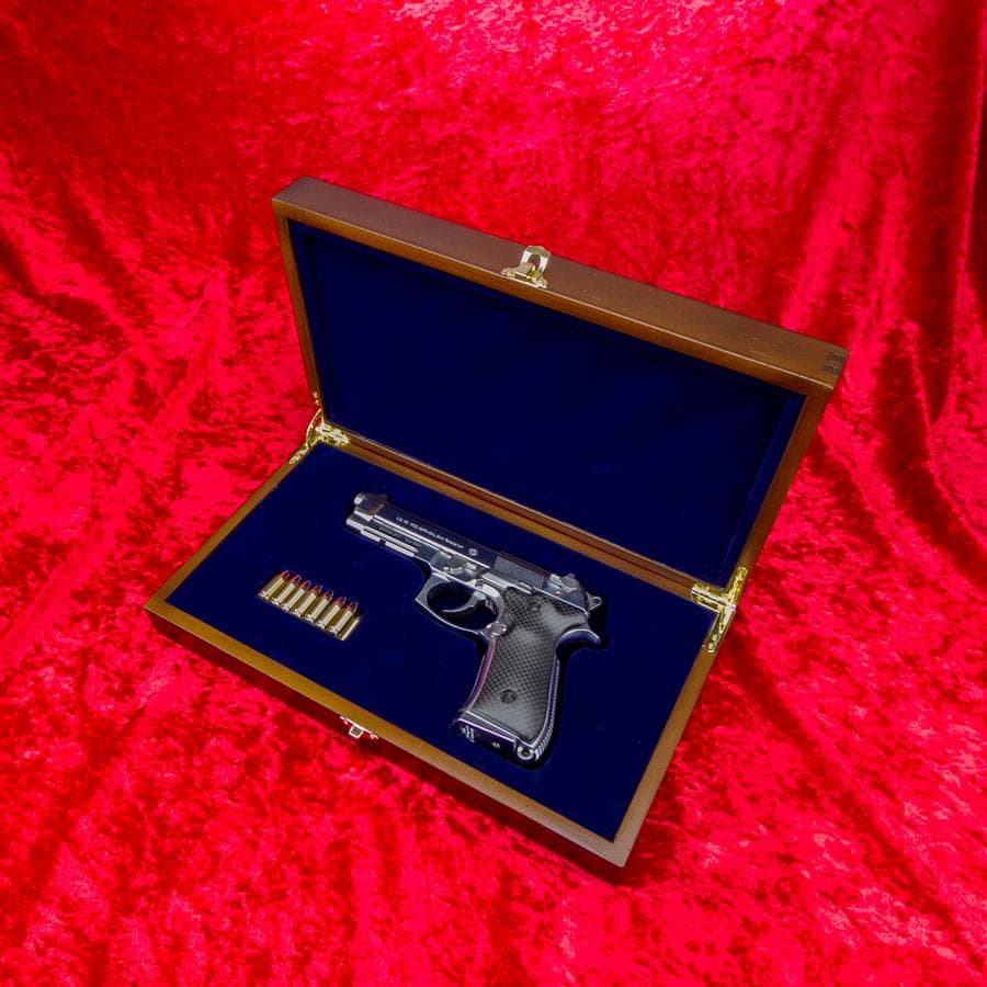 ベレッタ M92 M9 用 高級木製化粧箱 コレクションボックス