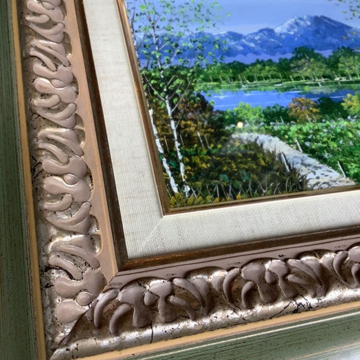 太田孝　肉筆　油彩　風景画