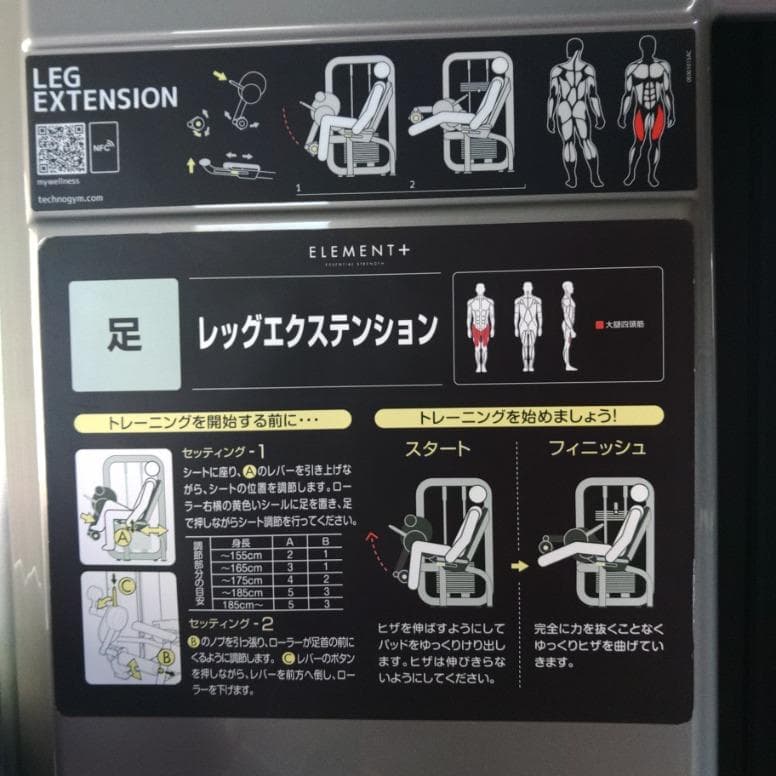 TECHNOGYM レッグエクステンション・カール2台セット（引取り限定）