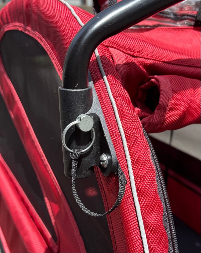 赤いペットカート　エアバギー　AirBuggy トゥインクル