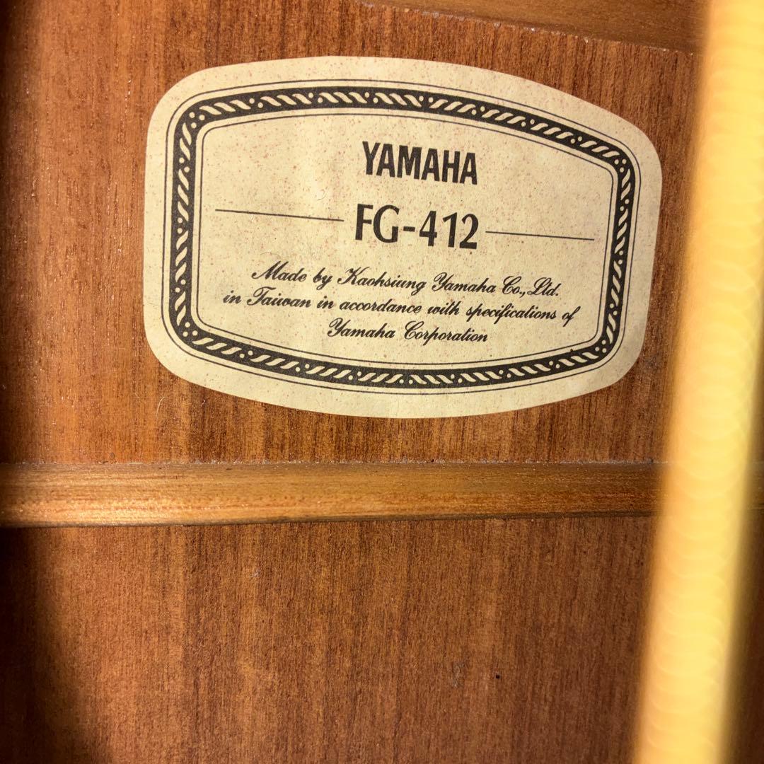 弦高低い調整済みYAMAHA アコースティックギターfg-412素晴らしい音です