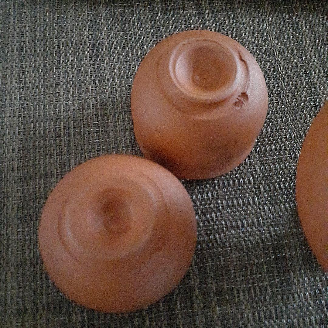 お値下げ☆絵夢(4代山田常山)の梨皮朱泥.酒器