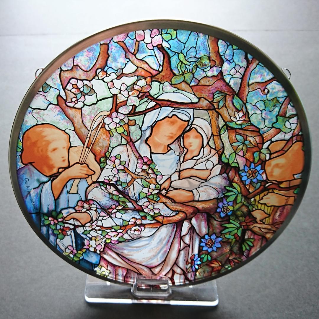 ルイスCティファニー ステンドグラスMadonna of the Flowers