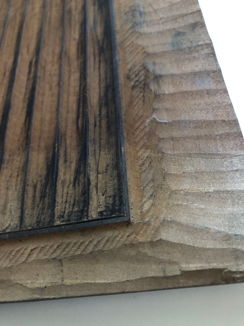 古い原稿用紙の板木