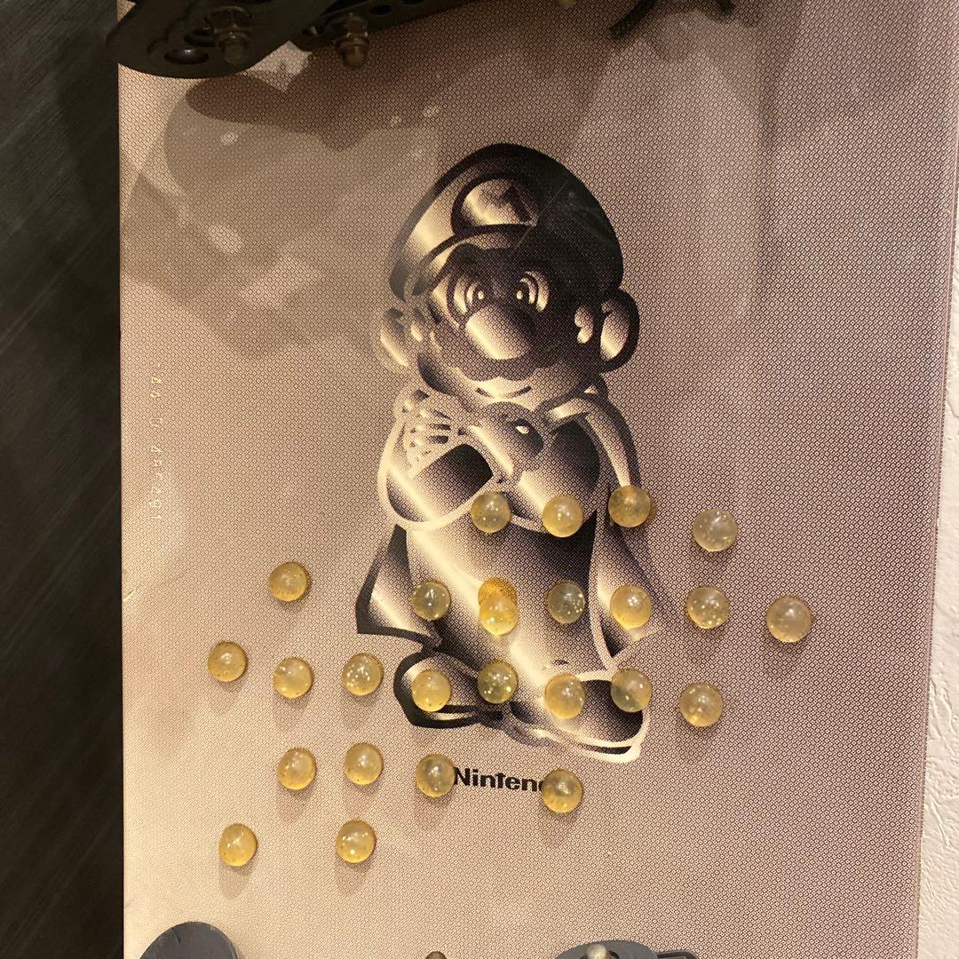 【希少】SUPER MARIO WORLDスーパーマリオのスノーボード板144㎝