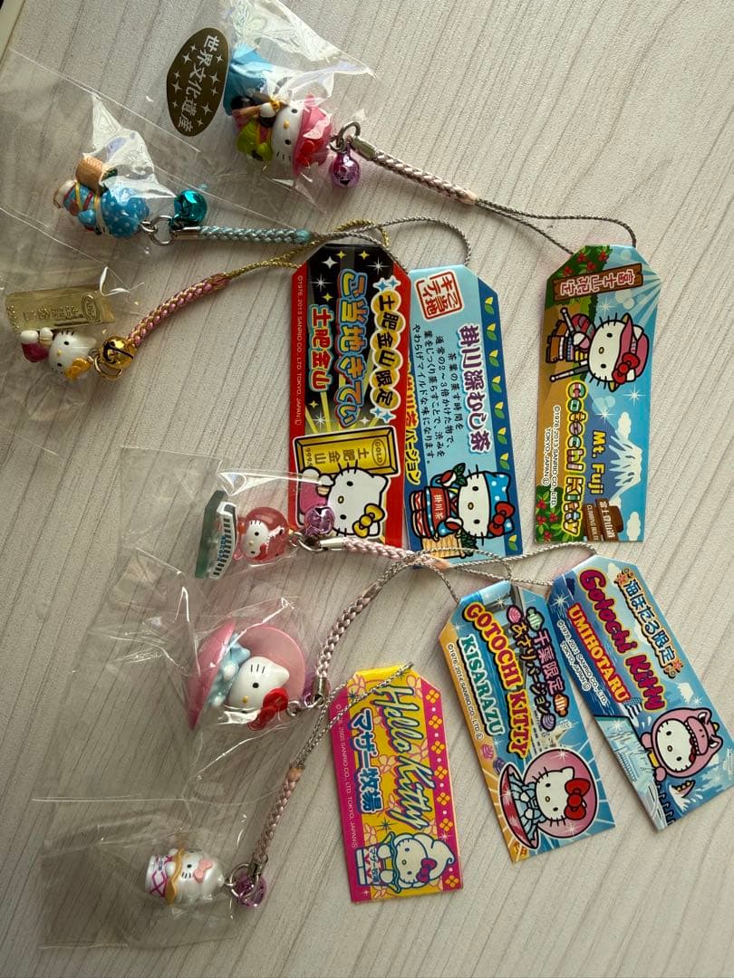 ハローキティ ご当地ストラップ セット