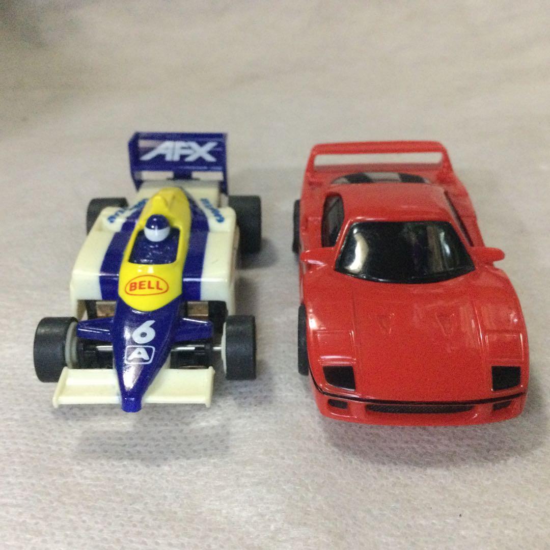 Ferrari F40 & AFX F1 HOスケール スロットレーシングカー