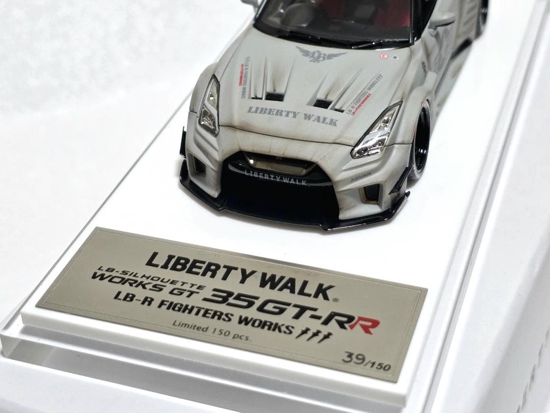 リバティウォーク 限定 Make Up GT-R LBWK1/43サイン入り