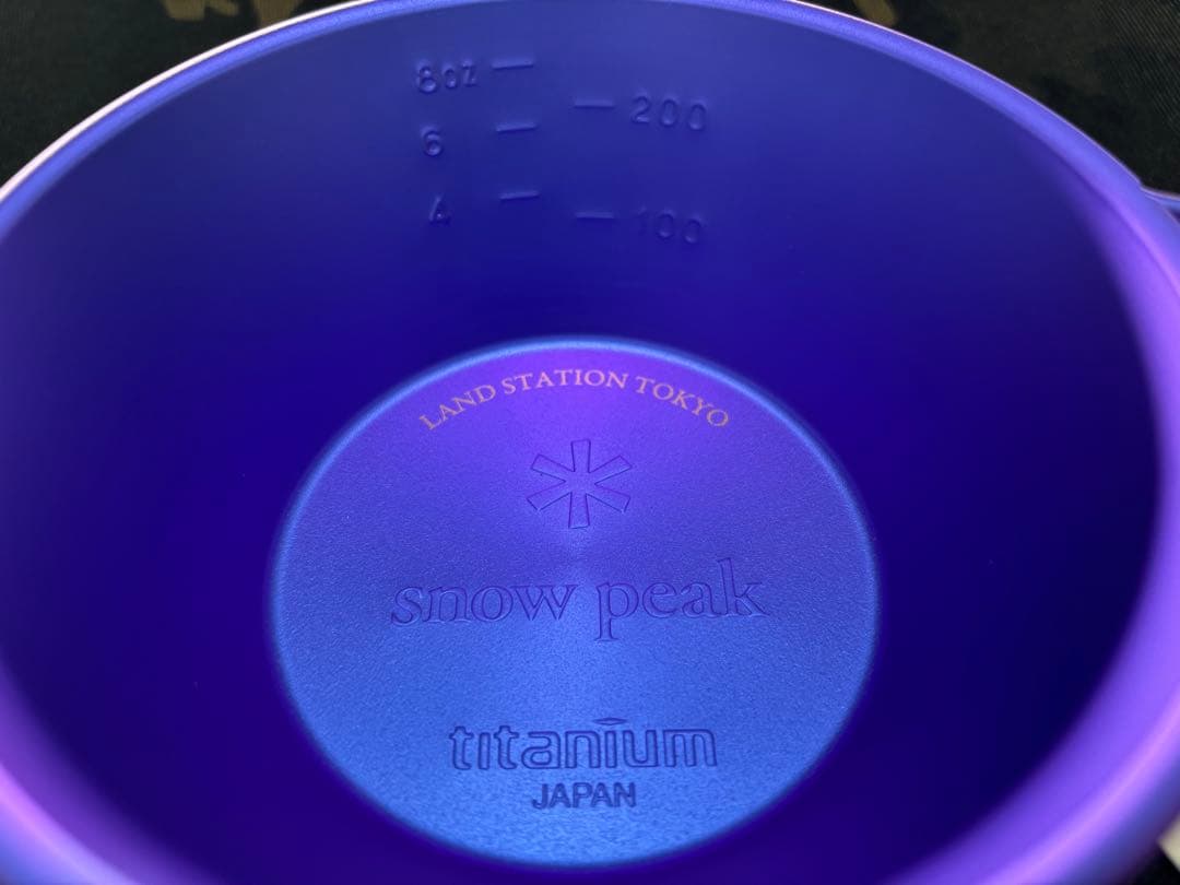 東京、嵐山限定　チタンシェラカップ スノーピーク