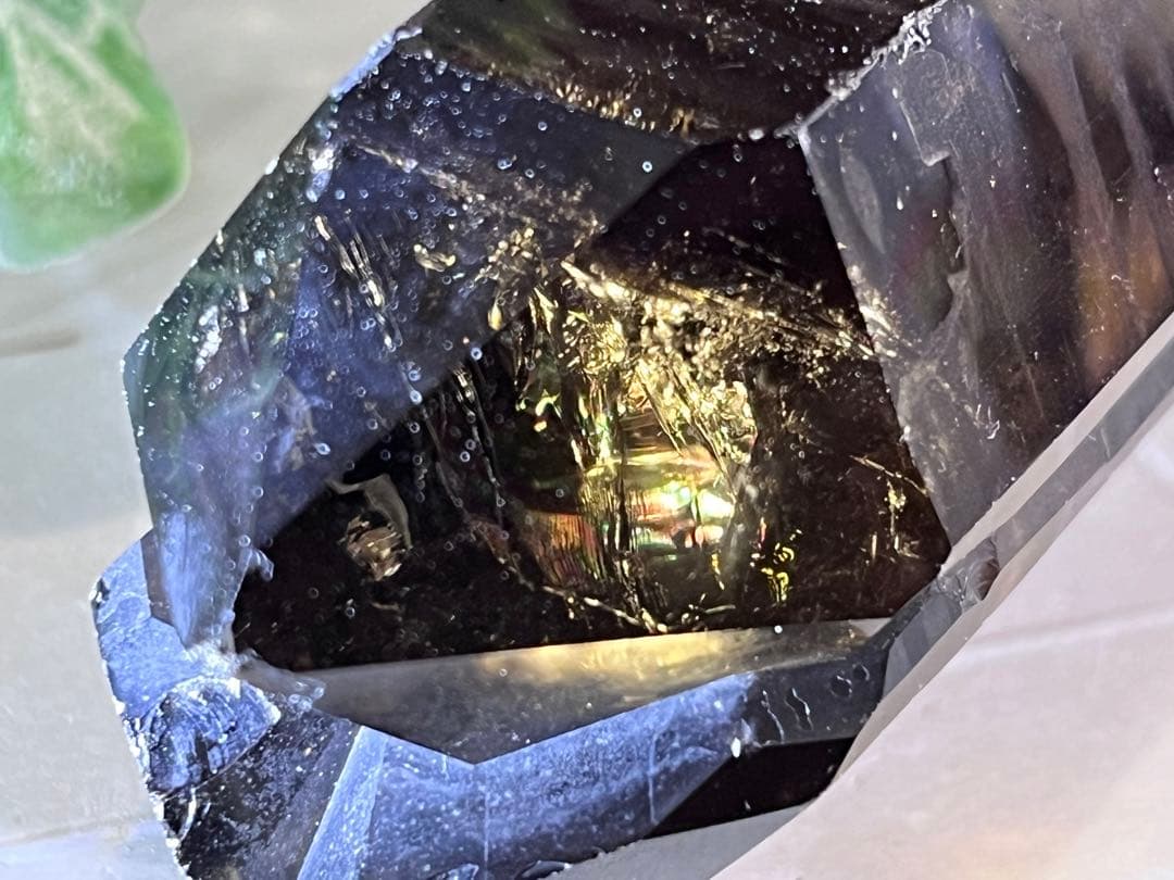 タントリックトリプレッツ✨　スモーキーレムリアンシード　クリスタル　原石　水晶