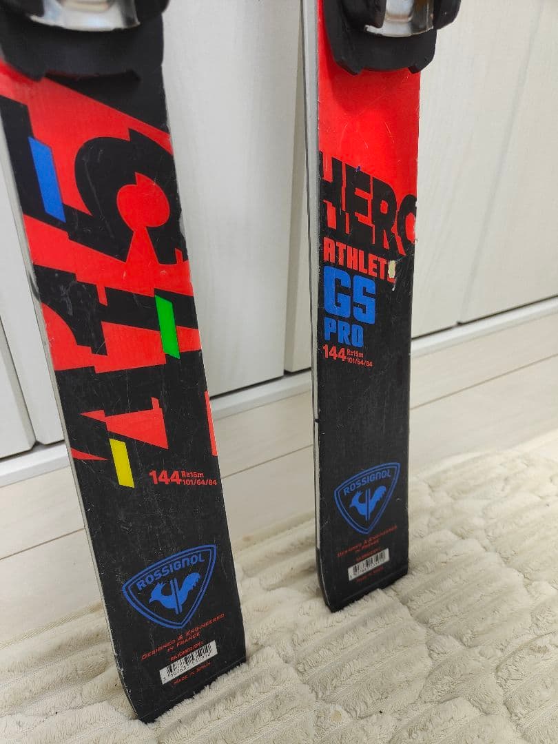 Rossignol Hero Athlete GS PRO スキー144cm良品