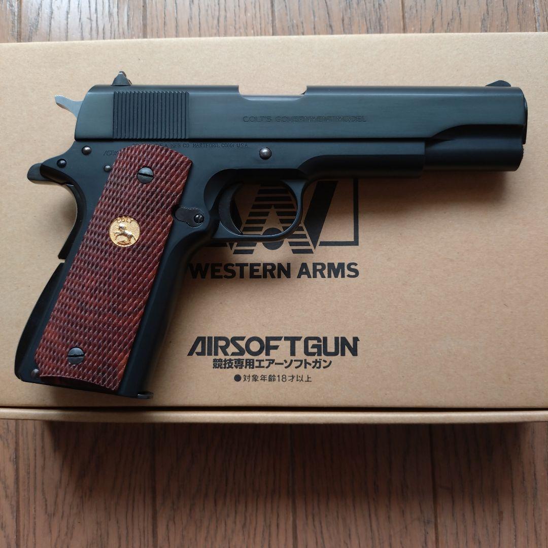 ウエスタンアームズ コルト MkIV シリーズ 70　ウッドグリップ